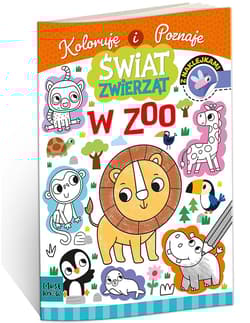 Kolorowanka a4 świat zwierząt - w zoo - Agnieszka Matz