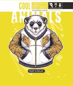 Kolorowanka antystresowa 124x197 20 kartek TW Cool animals