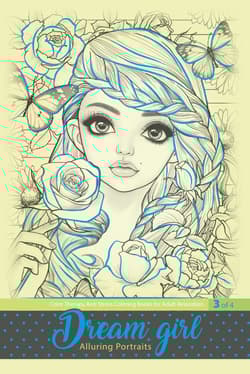 Kolorowanka antystresowa A4 20 kartek 150g TW 3 zielony