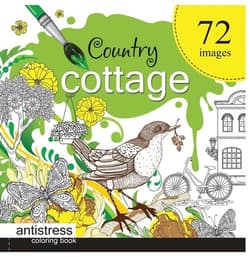 Kolorowanka antystresowa Country cottage
