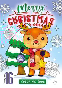 Kolorowanka Boże Narodzenie A4 16 obrazków