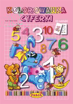 Kolorowanka cyferki - Halina Gołek