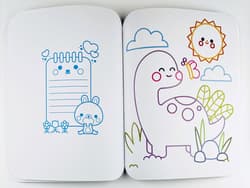 Galeria - zdjęcie nr. 2 - Kolorowanka Kawaii z grubym lakierowanym obrysem. Krokodyl