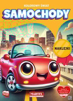 Kolorowanka Kolorowy świat. Samochody z naklejkami - Katarzyna Salamon