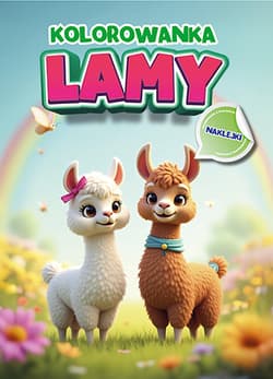 Kolorowanka Lamy z naklejkami - Maciej Ratajczyk