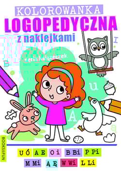 Kolorowanka logopedyczna z naklejkami 1 - Opracowanie Zbiorowe