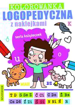 Kolorowanka logopedyczna z naklejkami 2 - Opracowanie Zbiorowe