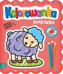Kolorowanka maluszka Obrazki z grubym obrysem Czerwone ciasteczko - Agnieszka Bator