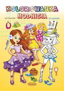 Kolorowanka modnisia - Halina Gołek