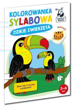 Kolorowanka sylabowa. Dzikie zwierzęta - Sylwia Czarnecka