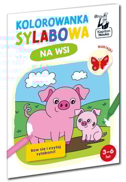 Kolorowanka sylabowa. Na wsi - Sylwia Czarnecka