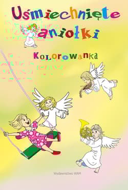 Kolorowanka. Uśmiechnięte aniołki - Barbara Derlicka