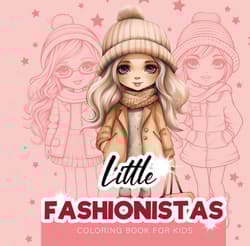 Kolorowanka usztywniana Little Fashionistas Małe projektantki