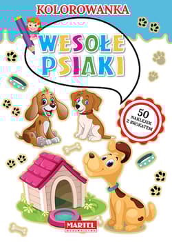 Kolorowanka Wesołe psiaki - Adam Gdula