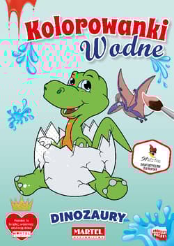Kolorowanka wodna Dinozaury - Praca zbiorowa