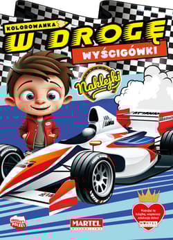 Kolorowanka Wyścigówki z naklejkami. W drogę - Katarzyna Salamon