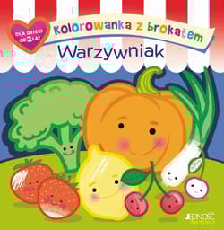 Kolorowanka z brokatem Warzywniak - Makowska Ola (ilustracje)