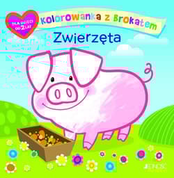 Kolorowanka z brokatem Zwierzęta