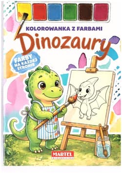 Kolorowanka z farbami Dinozaury - Praca zbiorowa