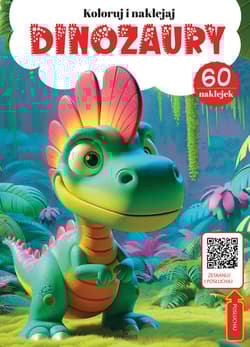 Kolorowanka z kodem QR -  Dinozaury - Monika Matusiak