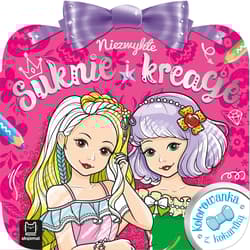 Kolorowanka z kokardką Niezwykłe suknie i kreacje - Anna Podgórska