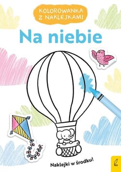 Kolorowanka z naklejkami Na niebie