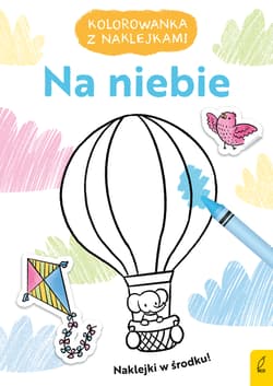 Kolorowanka z naklejkami Na niebie