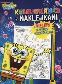 Kolorowanka z naklejkami SpongeBob