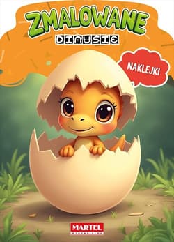 Kolorowanka z naklejkami Zmalowane dinusie - Agata Niemirska