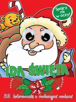 Kolorowanka z oczkami Idą święta