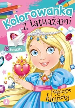 Kolorowanka z tatuażami Magiczne klejnoty - Wydawnictwo Skrzat