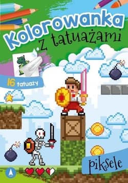 Kolorowanka z tatuażami Piksele - Praca zbiorowa
