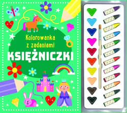 Kolorowanka z zadaniami Księżniczki - Praca zbiorowa