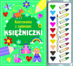Kolorowanka z zadaniami Księżniczki - Praca zbiorowa