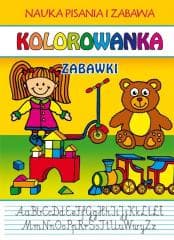 Kolorowanka. Zabawki. Nauka pisania i zabawa - Beata Guzowska