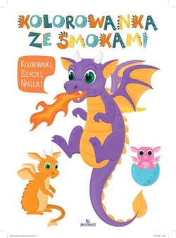 Kolorowanka ze smokami - Opracowanie Zbiorowe