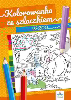 Kolorowanka ze szlaczkiem. W ZOO