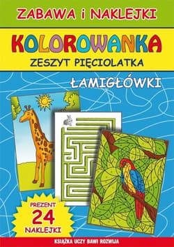 Kolorowanka Zeszyt pięciolatka Łamigłówki - Beata Guzowska, Bindek Marta
