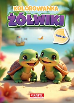 Kolorowanka Żółwiki z naklejkami - Maciej Ratajczyk