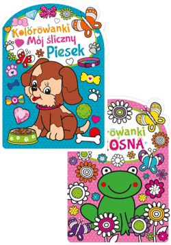 Kolorowanki 2 w cenie 1: Mój śliczny piesek + Wiosna