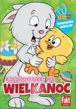 Kolorowanki na Wielkanoc. Brokatowe naklejki.. - Praca zbiorowa