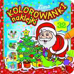 Kolorowanki naklejki Zima - Mariola Budek