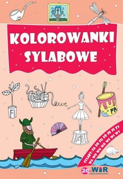 Kolorowanki sylabowe Sylaby ze spółgłoskami F,W - Praca zbiorowa