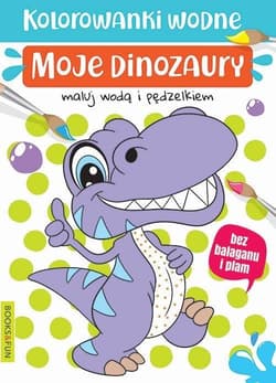 Kolorowanki wodne - Moje dinozaury - Praca zbiorowa