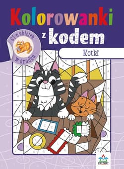 Kolorowanki z kodem. Kotki - Aleksandra Bułgajewska