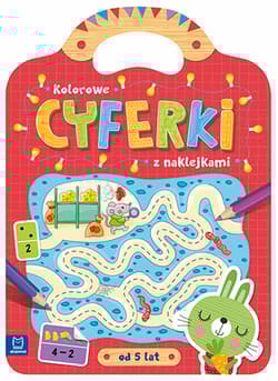 Kolorowe cyferki z naklejkami - Opracowanie Zbiorowe