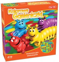 Kolorowe Gąsieniczki Kolorowa gra edukacyjna