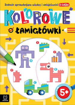 Kolorowe łamigłówki. Zadania sprawdzające wiedzę i umiejętności 5-latka - Opracowanie Zbiorowe