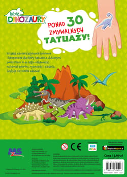 Galeria - zdjęcie nr. 2 - Kolorowe olbrzymy. Lubię Dinozaury. Rysowanki z bajecznymi tatuażami