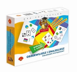Kolorowe piktogramy obserwujesz i znajdujesz